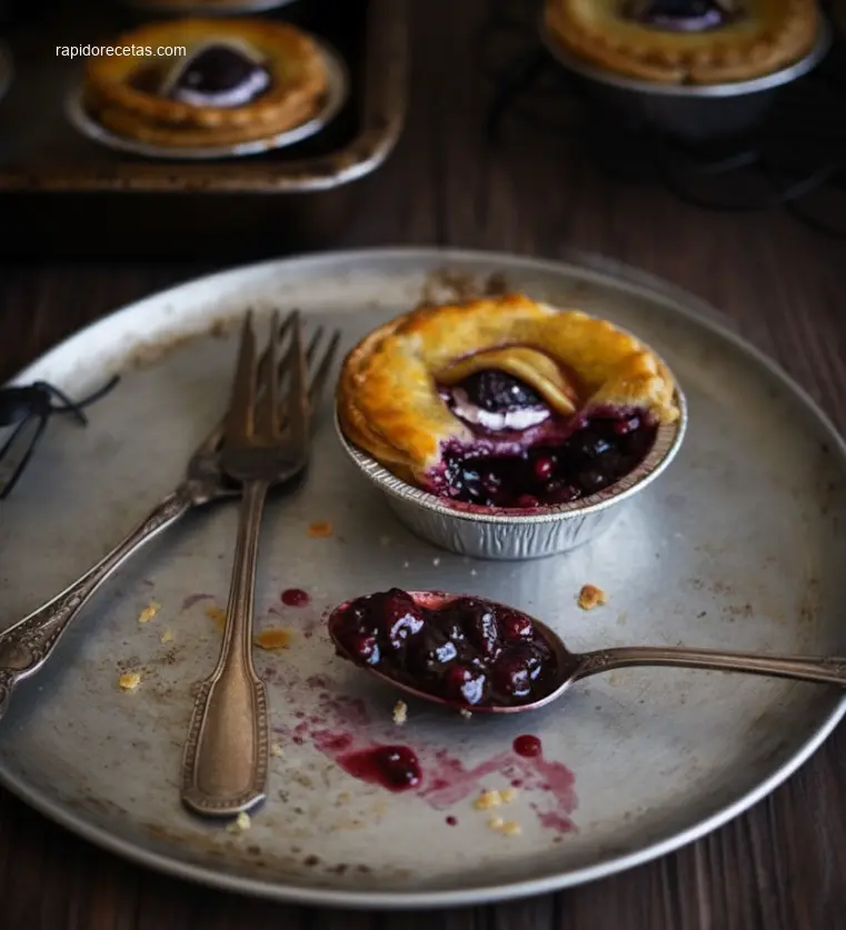 Creepy Eye Pies: 6 Must-Try Spooky Treats 6 Hand scooping a bite of Creepy Eye Pie
