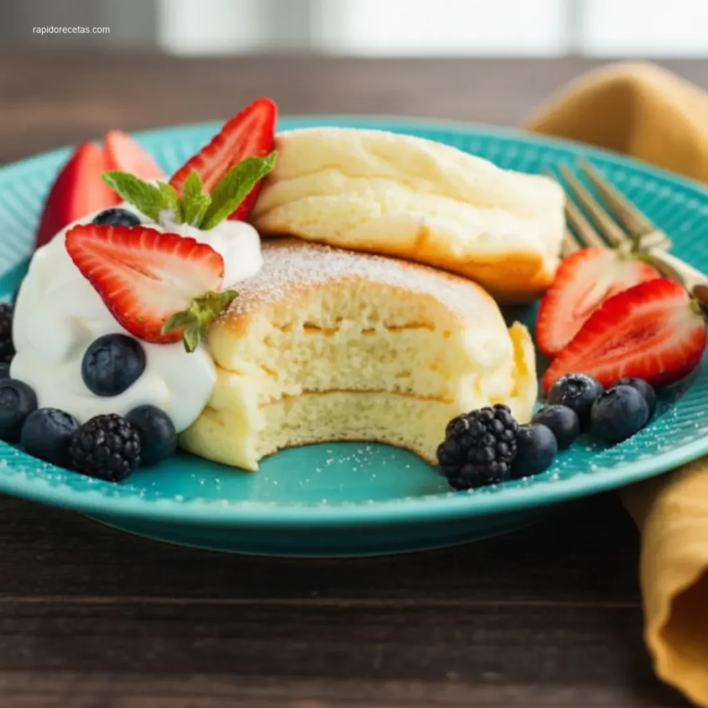 Fluffy Japanese Soufflé Pancakes: How to Make 10 Dazzling Stacks 5 Slicing into Fluffy Japanese Soufflé Pancakes