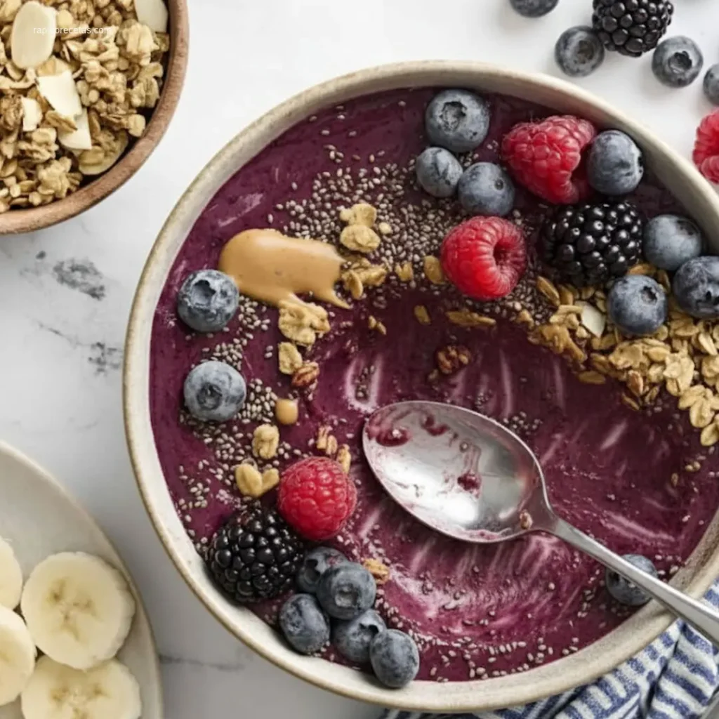 Fruit Smoothie Bowl: Your 1 Go-To Breakfast 5 Refreshing tropical fruit smoothie bowl with kiwi and mango