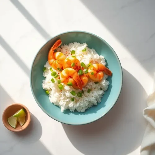Garlic Butter Shrimp Rice Bowls: 10-Min Prep Magic 2 Delicious garlic butter shrimp rice bowl for a healthy dinner