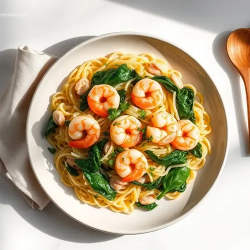 Garlic Shrimp and Spinach Orzo: The 5 Best Reasons to Try 2 Delicious garlic shrimp and spinach orzo dinner