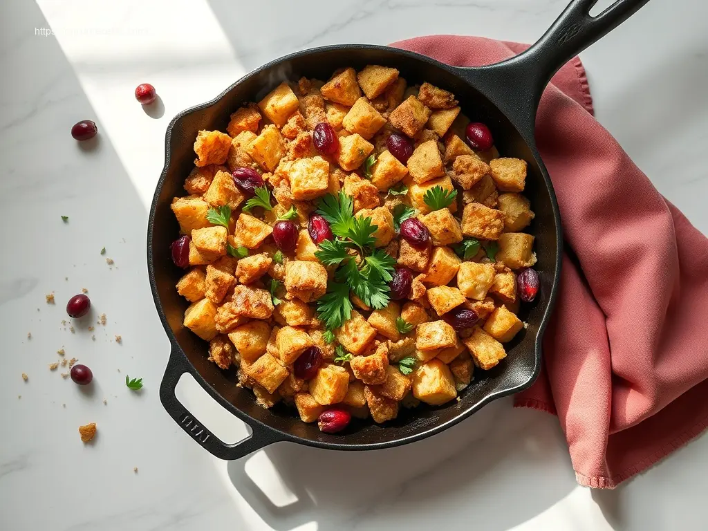 Gluten-Free Thanksgiving Stuffing: 3 Easy Ways to Wow 3 Delicious Gluten-Free Thanksgiving Stuffing flatlay