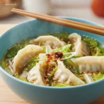 Gyoza Soup: 6 Savory Secrets Revealed 5 Inviting Gyoza Soup with mushrooms and chili threads