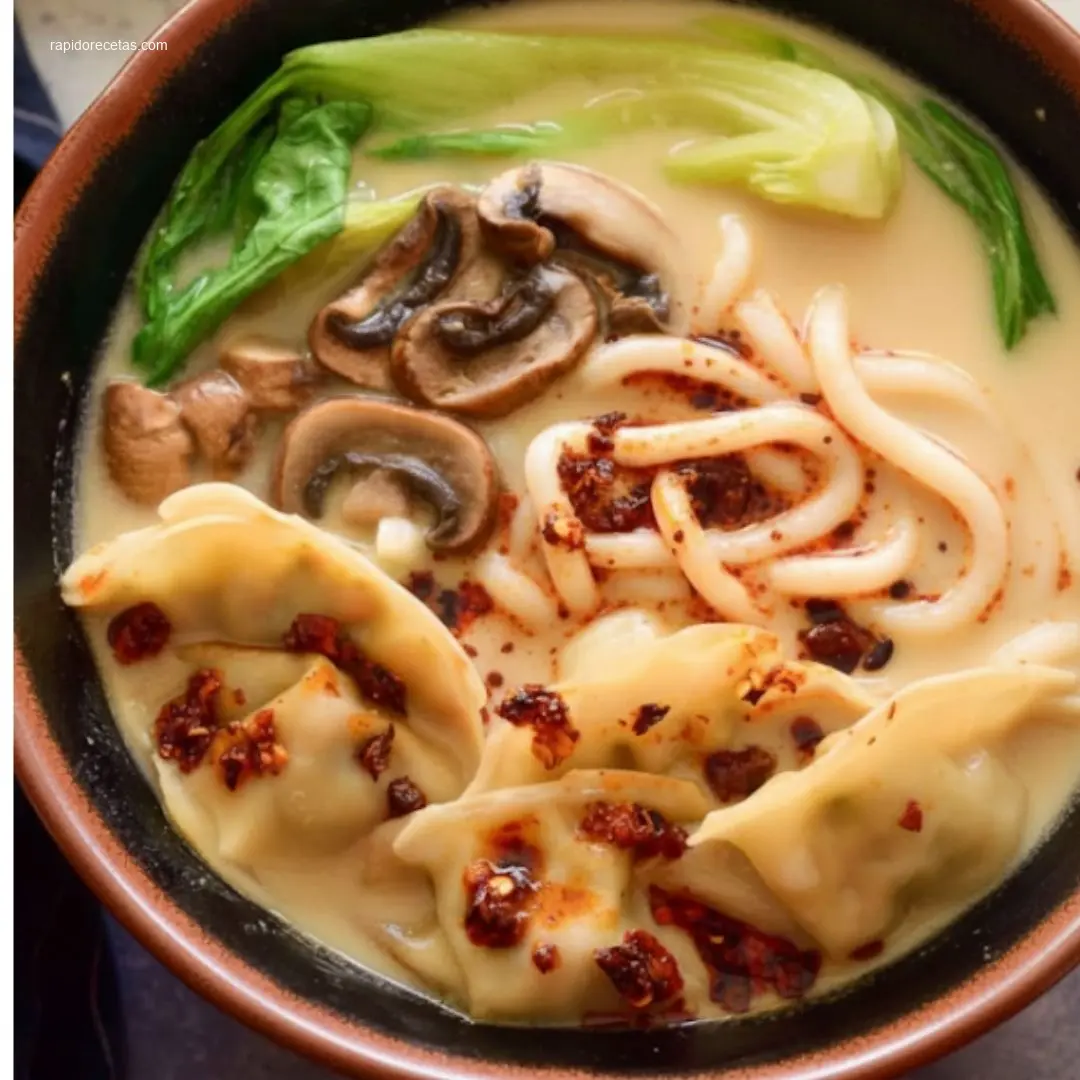 Gyoza Soup: 6 Savory Secrets Revealed 3 Warm Gyoza Soup with fresh vegetables and dumplings
