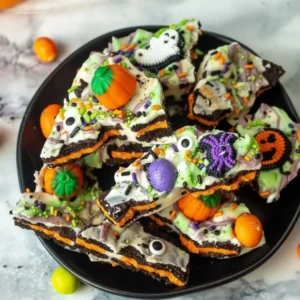 Spooky Halloween Oreo Bark: Why 1 Million Love It 7 Delicious Spooky Halloween Oreo Bark with candy eyeballs