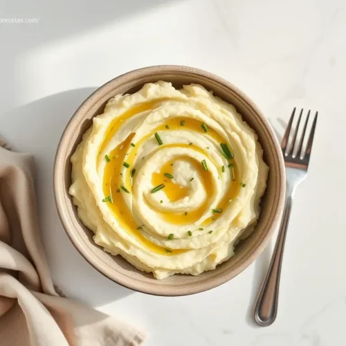 Healthy Garlic Cauliflower Mashed Potatoes: 7 Best Tips 2 Delicious Healthy Garlic Cauliflower Mashed Potatoes overhead view