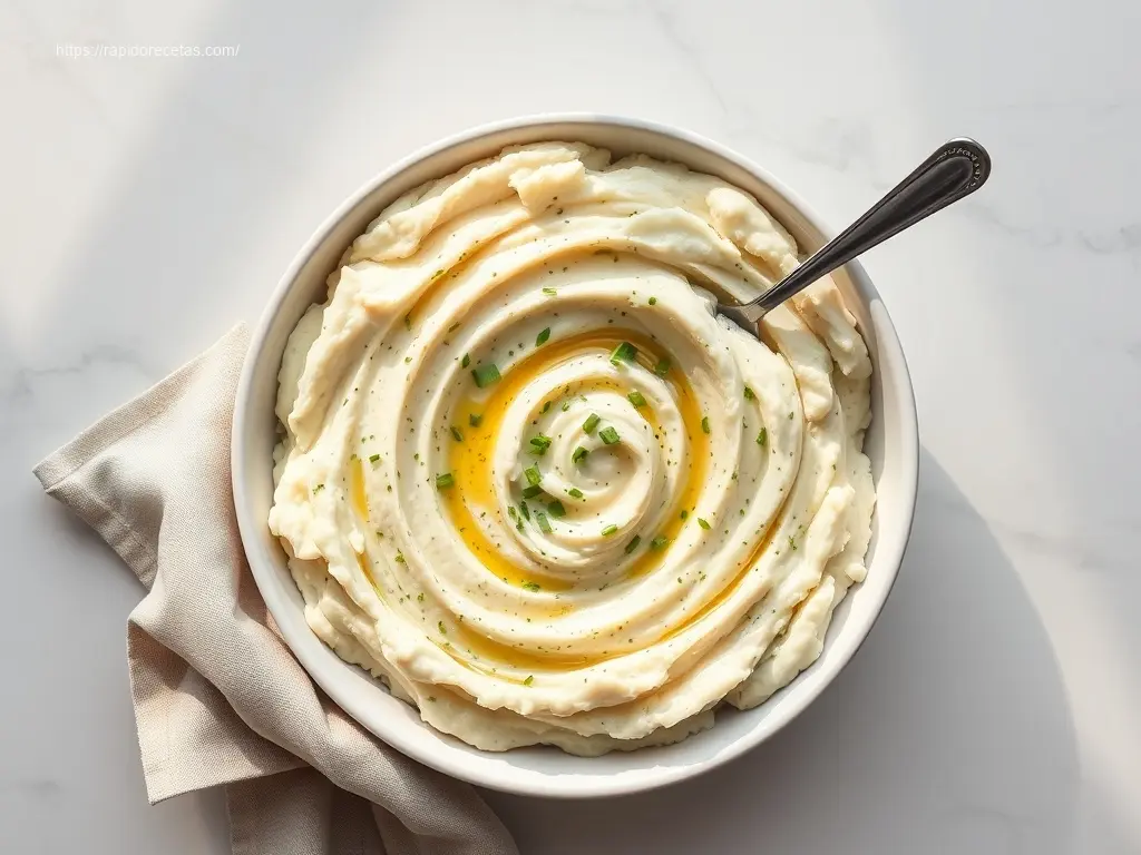 Healthy Garlic Cauliflower Mashed Potatoes: 4 Reasons to Try It Now 1 Healthy Garlic Cauliflower Mashed Potatoes for Thanksgiving