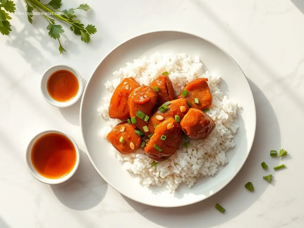 Honey Garlic Chicken with Rice slow cooker recipe