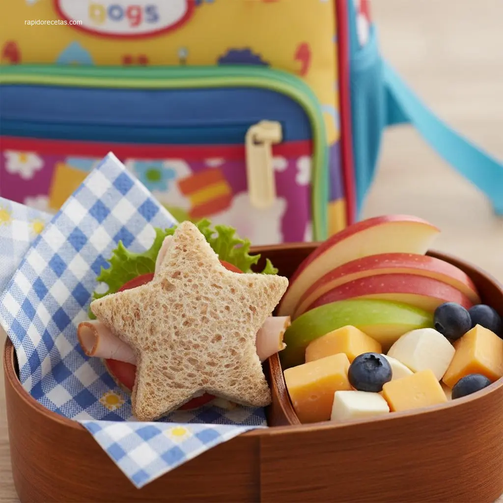 School Lunch Ideas: What are 7 Must-Haves? 7 Fun turkey sandwich, kids school lunch ideas.
