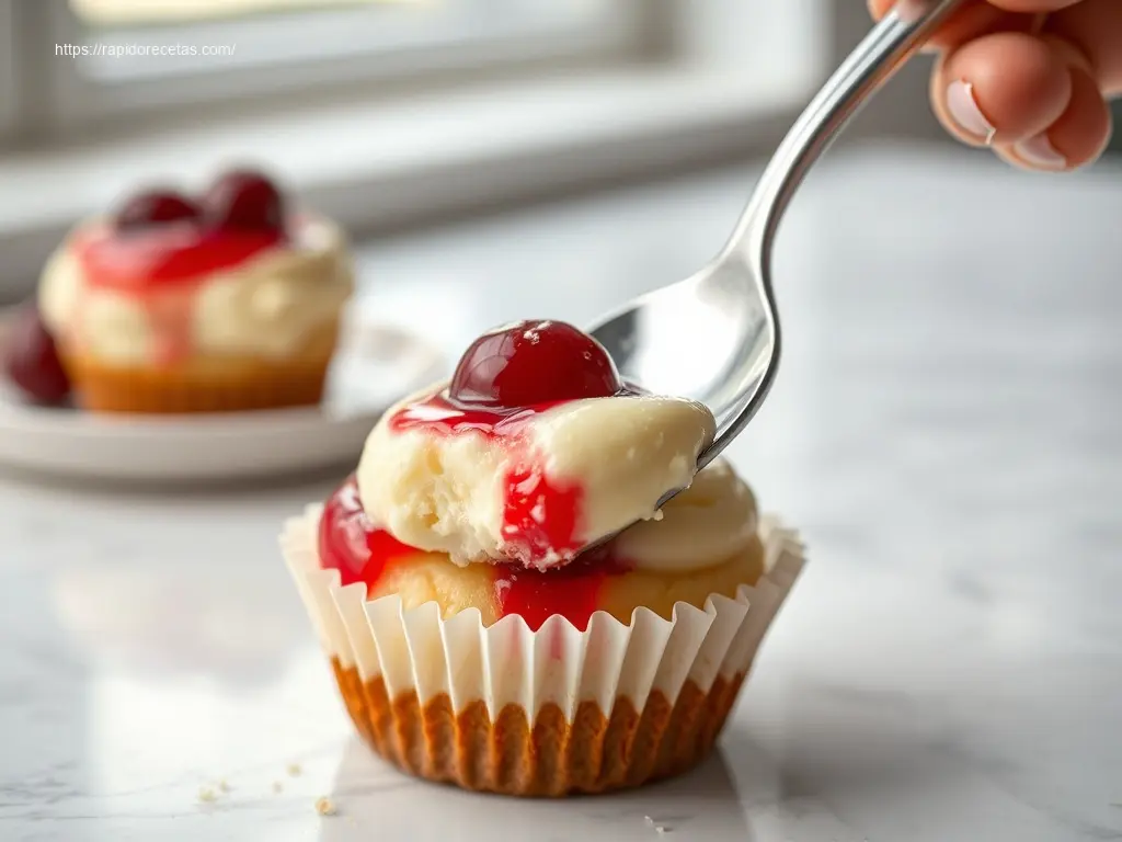 Mini Christmas Cheesecake Cupcakes: Why 1 is Perfect 1 Delicious Mini Christmas Cheesecake Cupcakes arranged on a platter