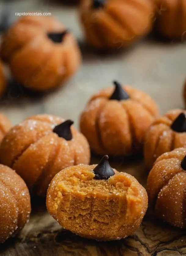 Delicious Pumpkin Cheesecake Truffles arranged on a platter.