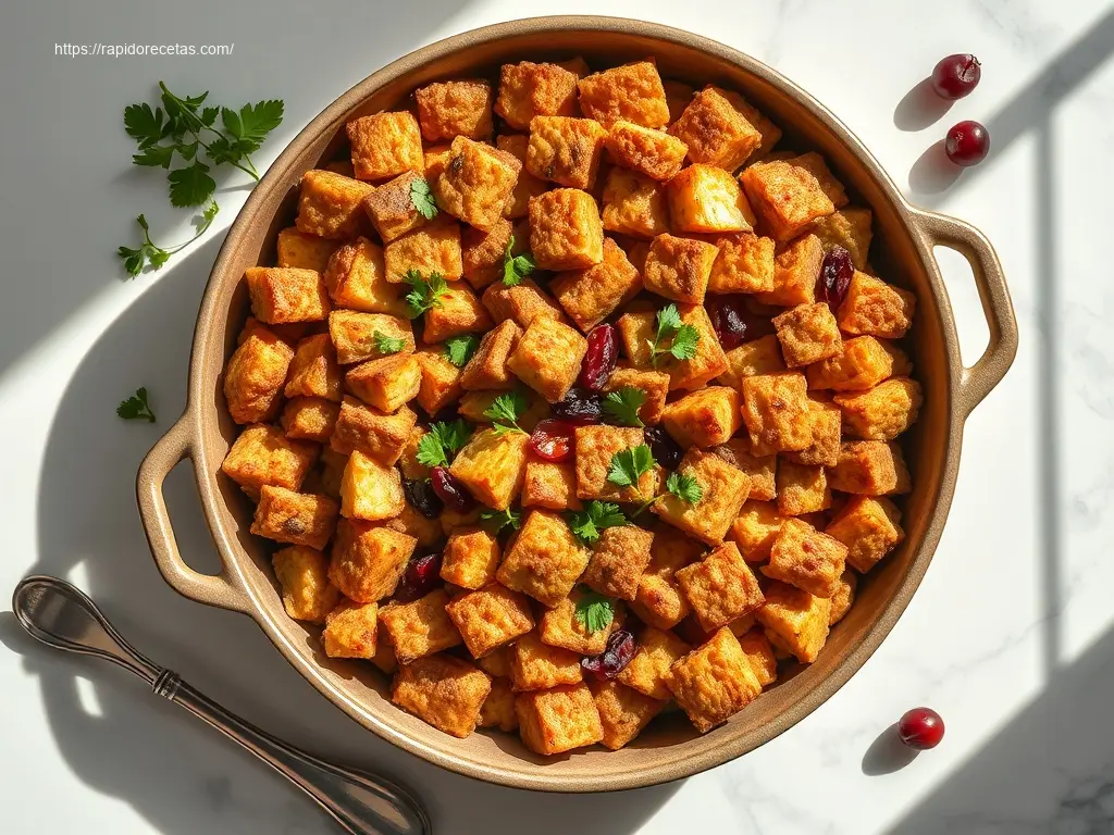 Delicious quick 30 minute homemade stuffing for holiday meals