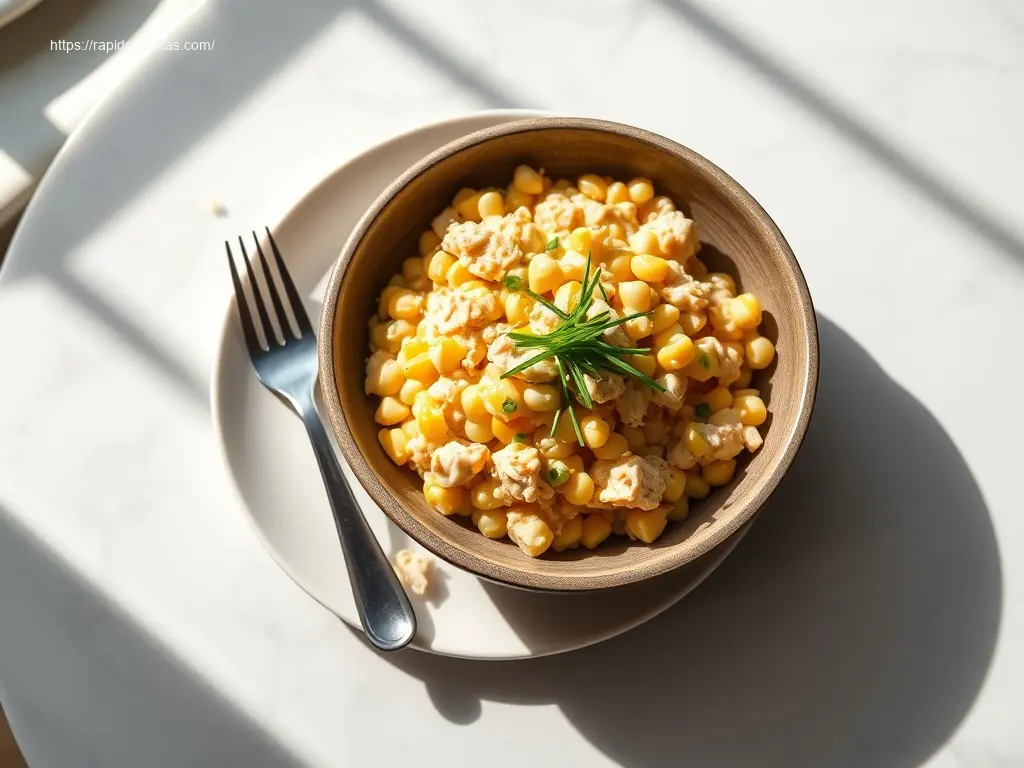 Skillet Creamed Corn with Turkey: My 1 Favorite Dinner 1 Delicious Skillet Creamed Corn with Turkey in a rustic skillet