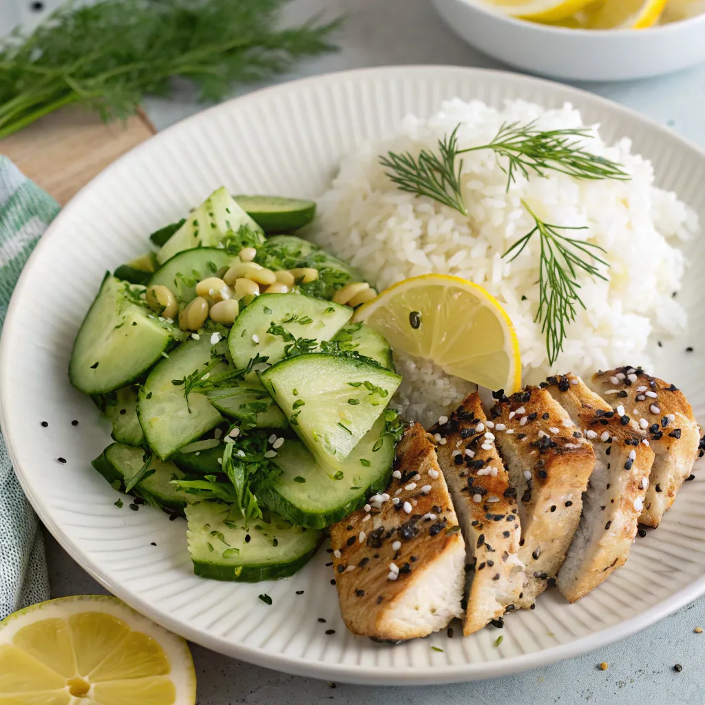 25 Fresh & Healthy Recipes for Light, Flavor-Packed Meals 2 Overhead view of smashed cucumber salad with sesame and scallions