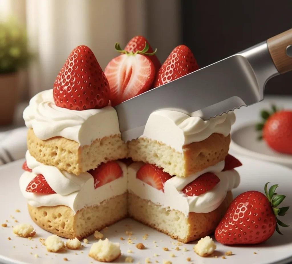 Strawberry Shortcake: 4 Reasons You'll Love It 9 Strawberry shortcake topped with whipped cream and fresh berries