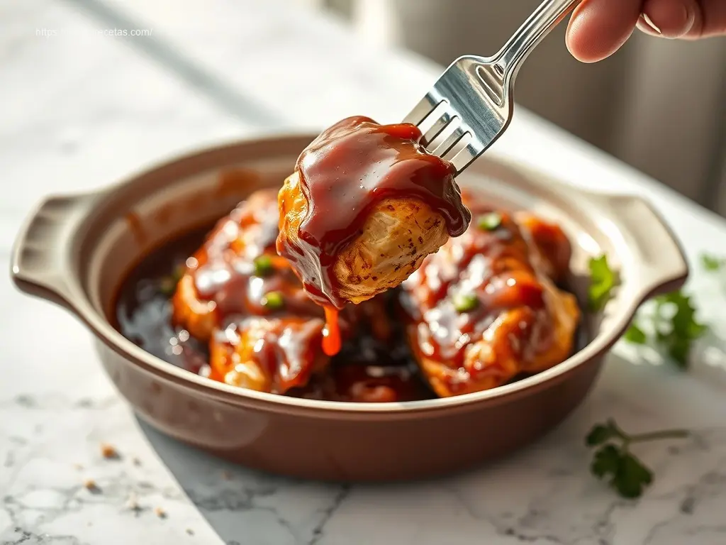 Delicious Summer Cookout BBQ Chicken Crockpot meal