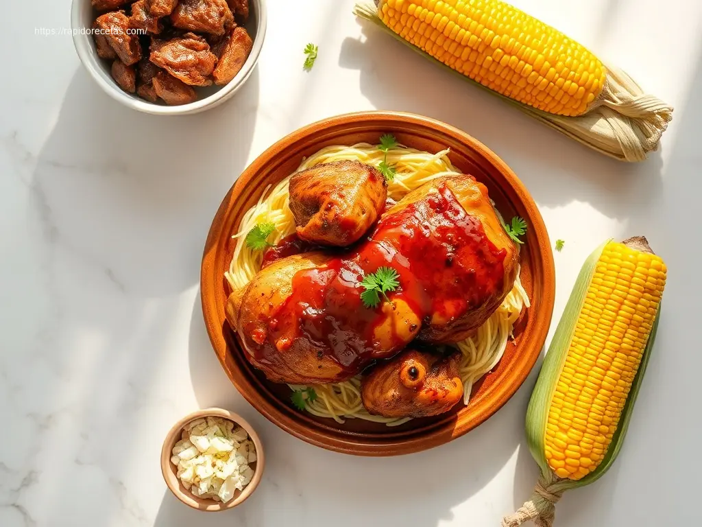 Delicious Summer Cookout BBQ Chicken Crockpot meal