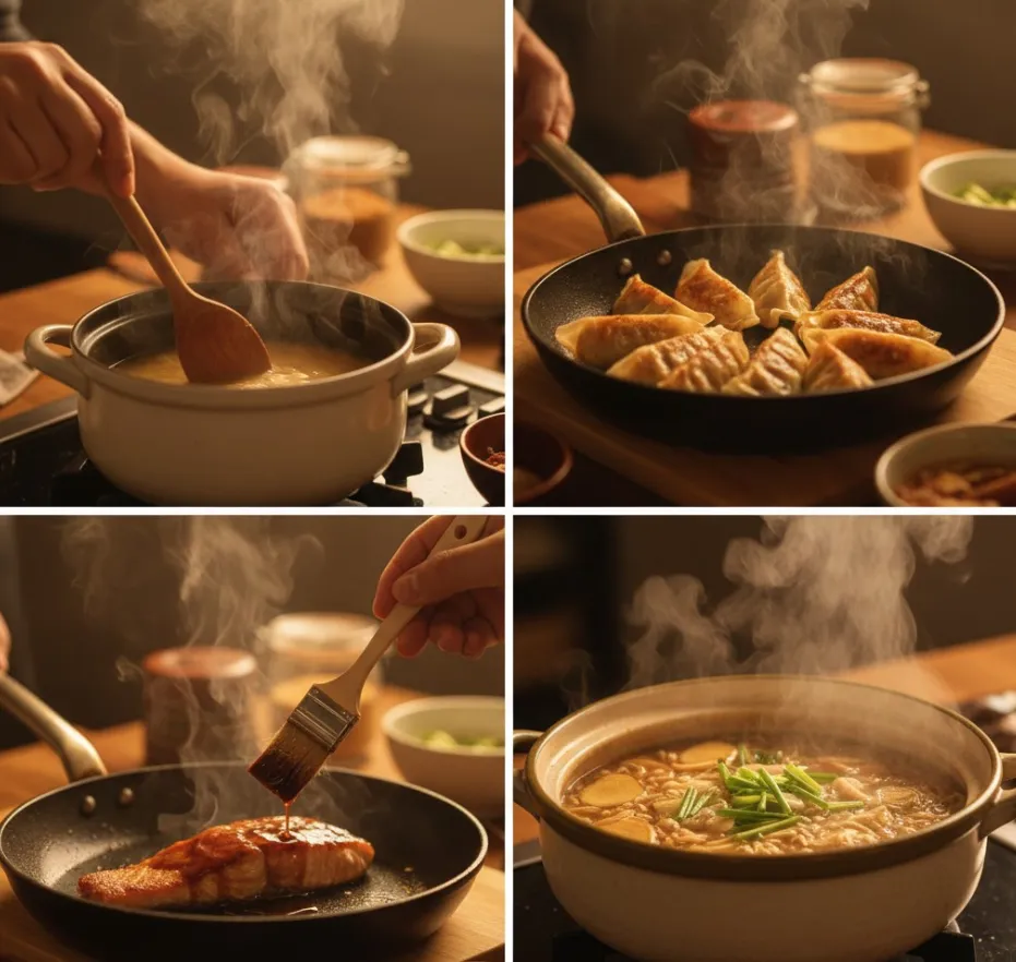 Japanese Recipe Ideas: 2 Authentic & Simple Dinners 7 japanese-dinner-spread