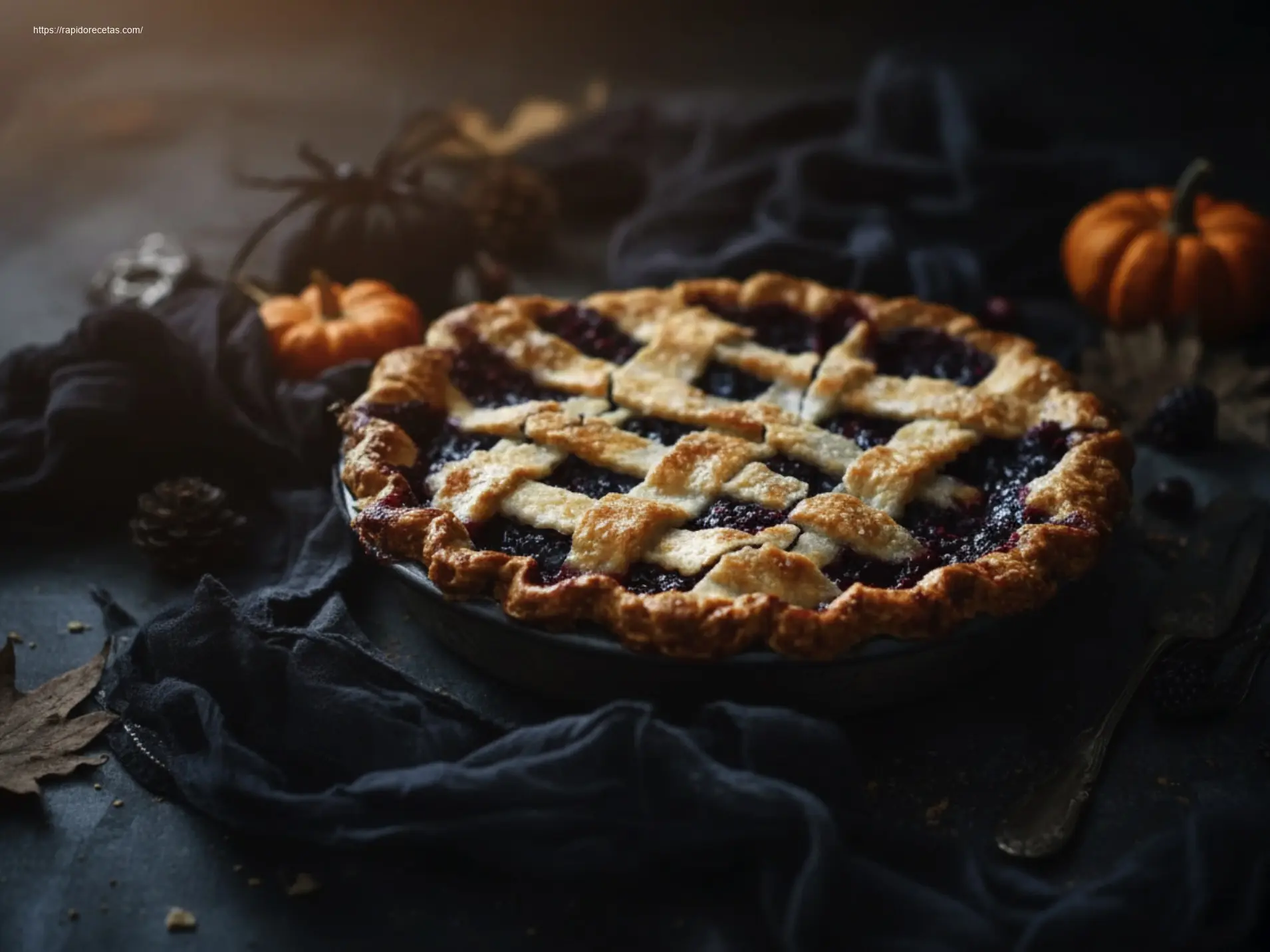 A tempting slice of Zombie Berry Pie with melting ice cream.