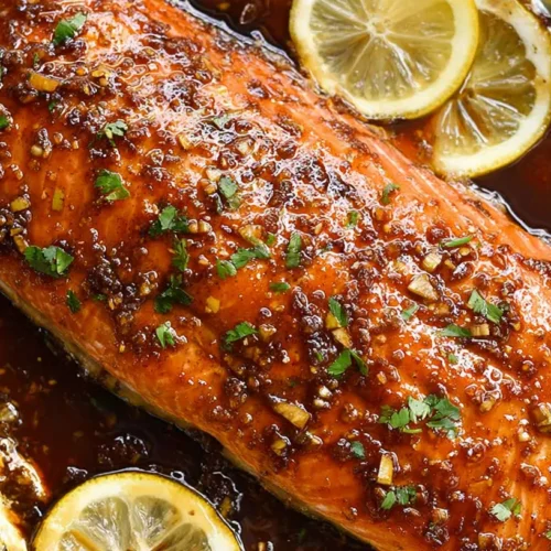 Brown sugar & soy sauce salmon: Top 7 cooking tips! 2 A perfectly cooked brown sugar and soy sauce salmon fillet with a sticky glaze.