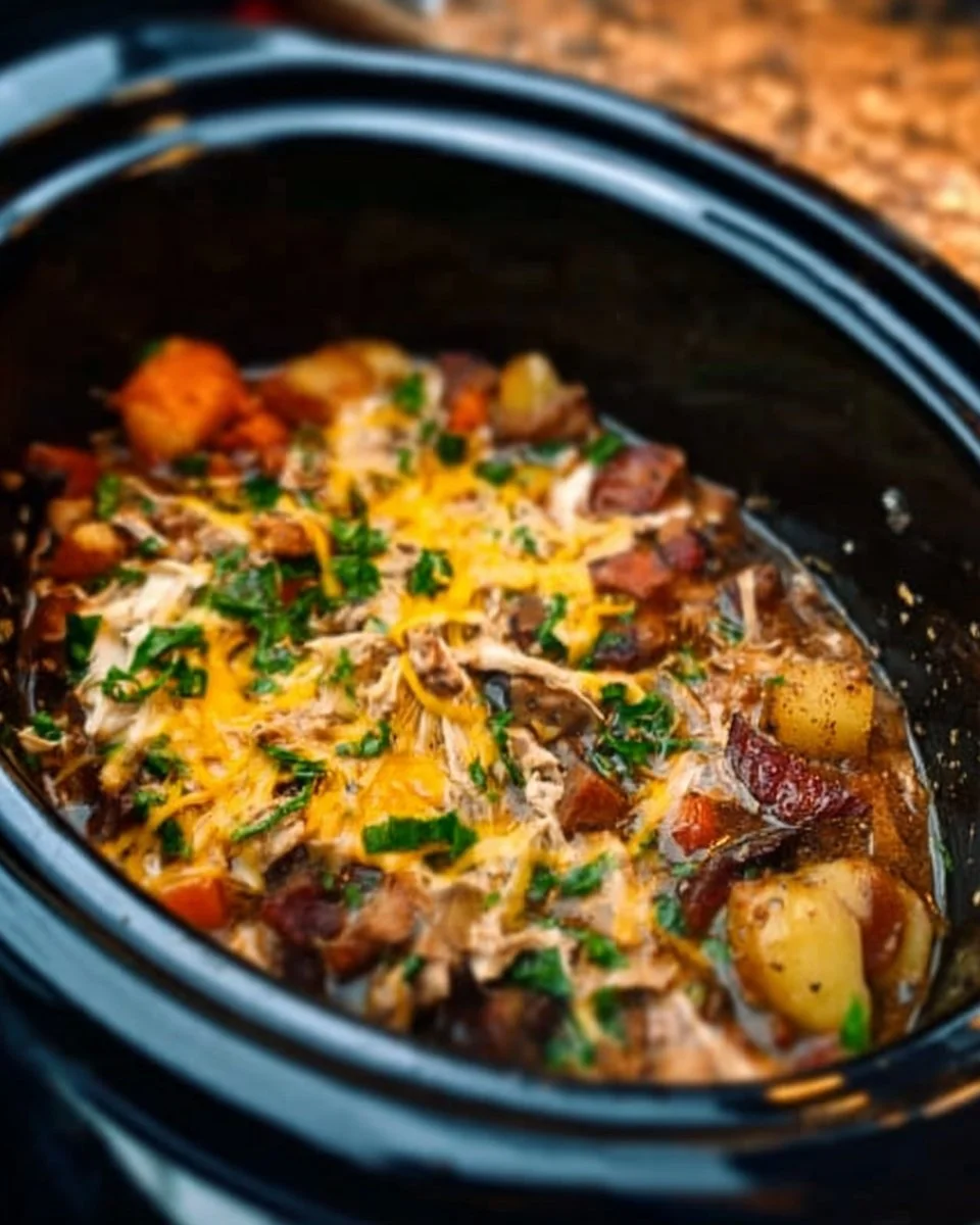 Family enjoying cheap 5 ingredient crockpot dinners together
