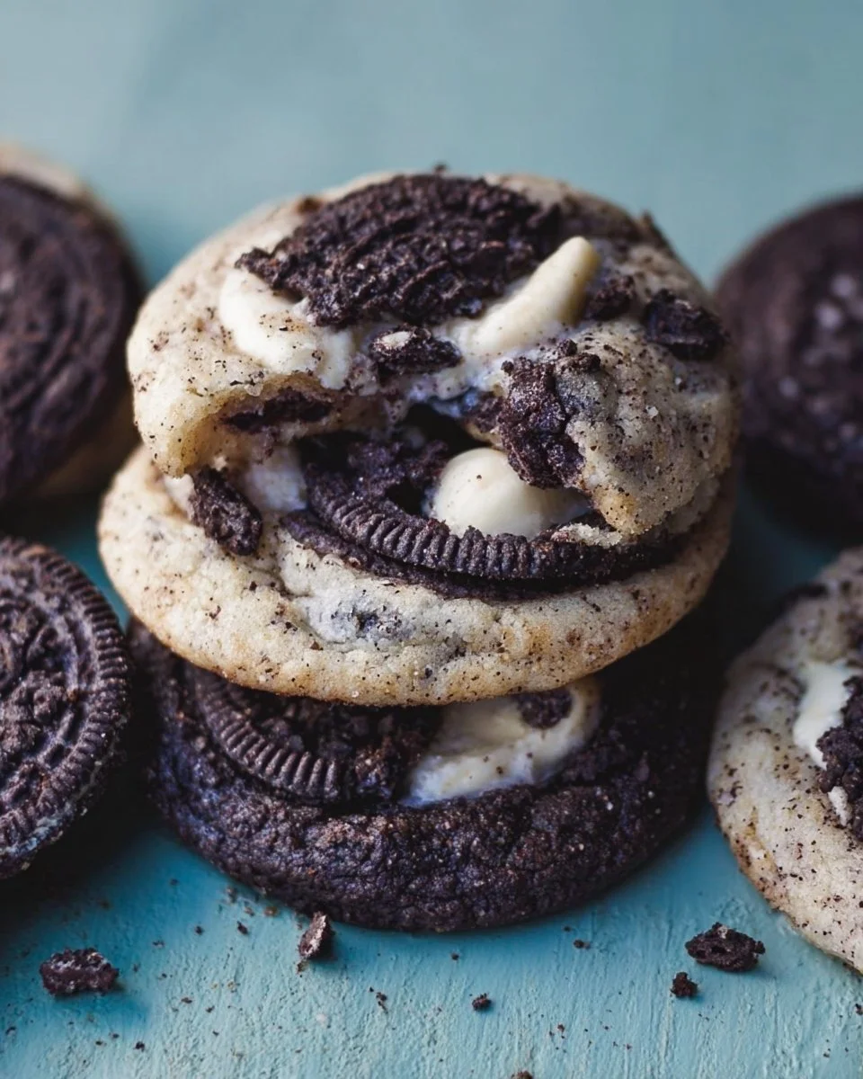Cookies and Cream Cookie Recipe 1 Delicious Cookies and Cream Cookie displayed on a plate