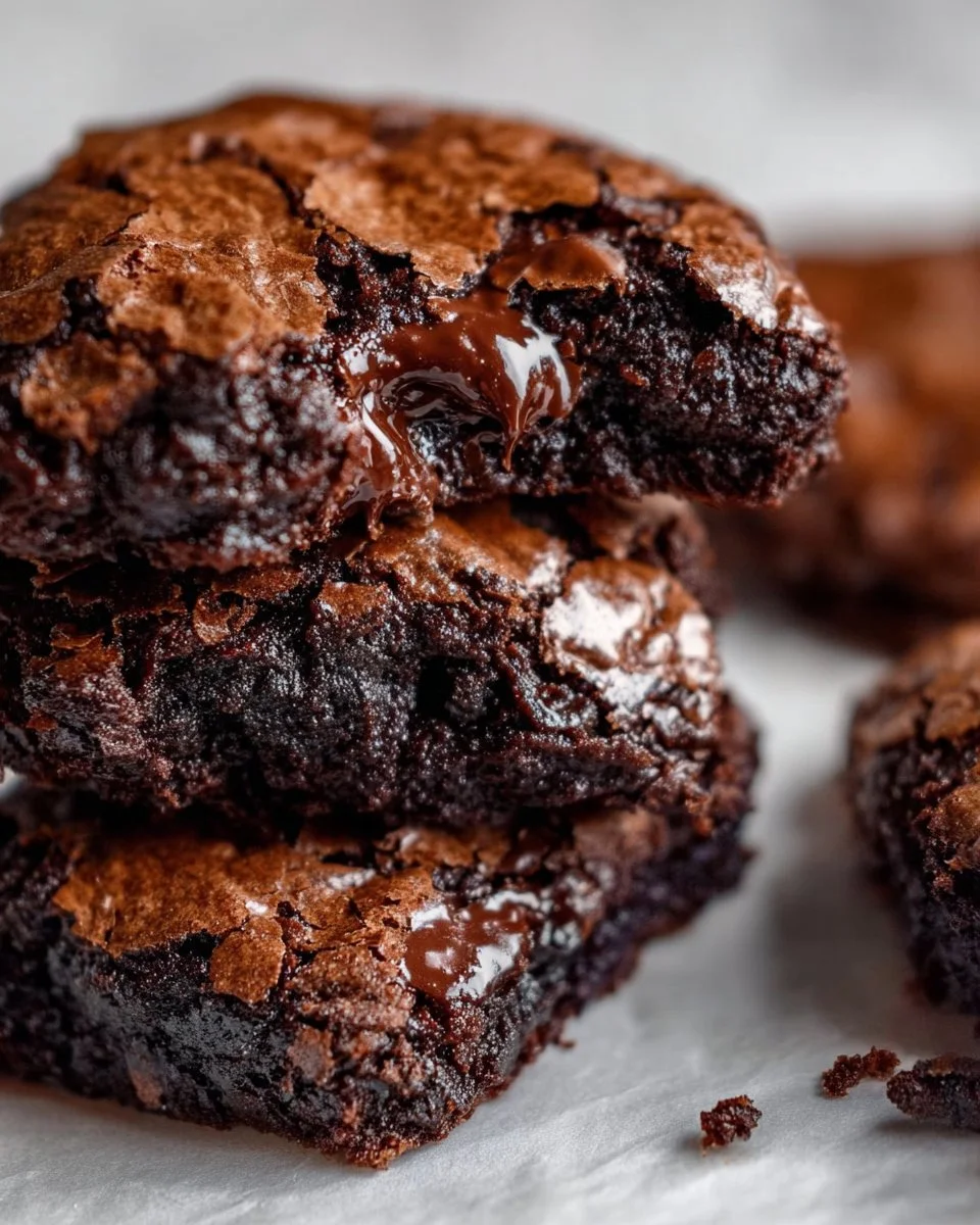 Fudgy Chewy Browkies (Brookies) 1 Fudgy chewy browkies with chocolate chips and cookie crust