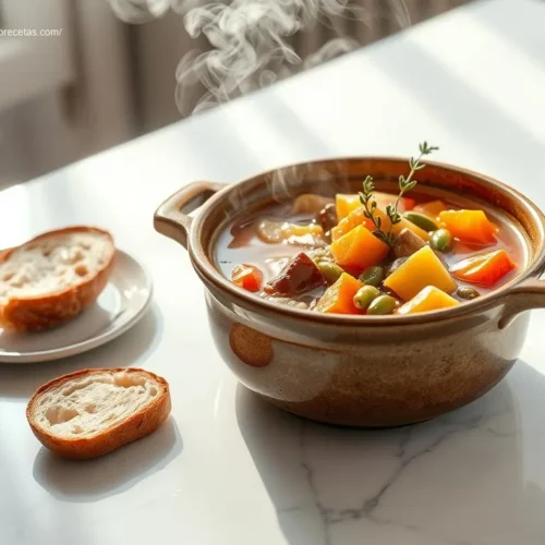 Harvest Vegetable Stew: 5 Easy Steps 2 Delicious Harvest Vegetable Stew ready for a cozy dinner