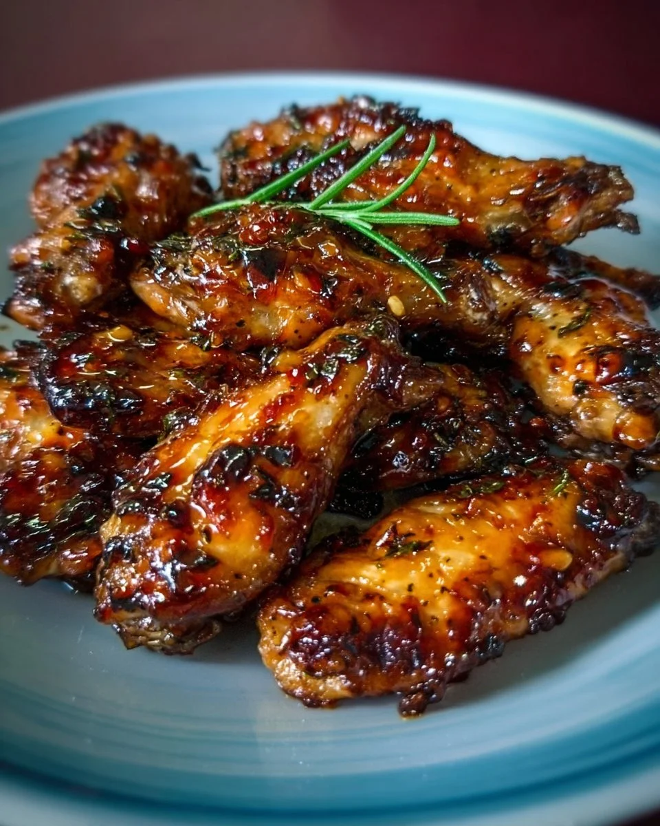 Pineapple-Teriyaki Wings 1 Delicious Pineapple-Teriyaki Wings glazed with a sweet and savory sauce