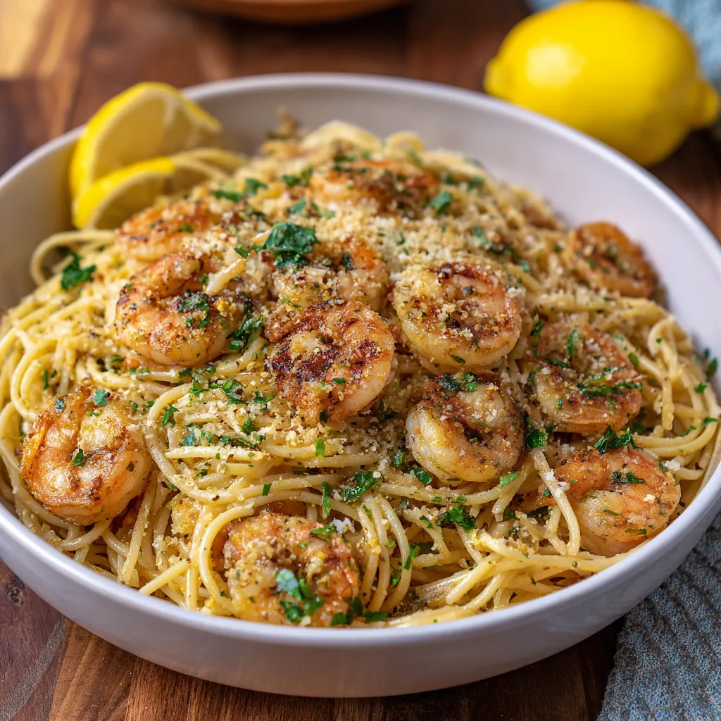Classic Garlic Butter Shrimp Scampi Pasta 691073c4ca77a