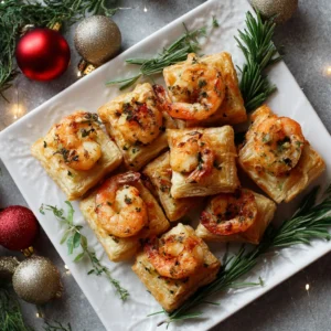 Holiday Shrimp Puff Pastry Bites: The 2-Minute Prep 2 Festive Garlic Herb Shrimp Puff Pastry Bites 7beb 43db b2bd 86aee0851807 3 691083cc858f7