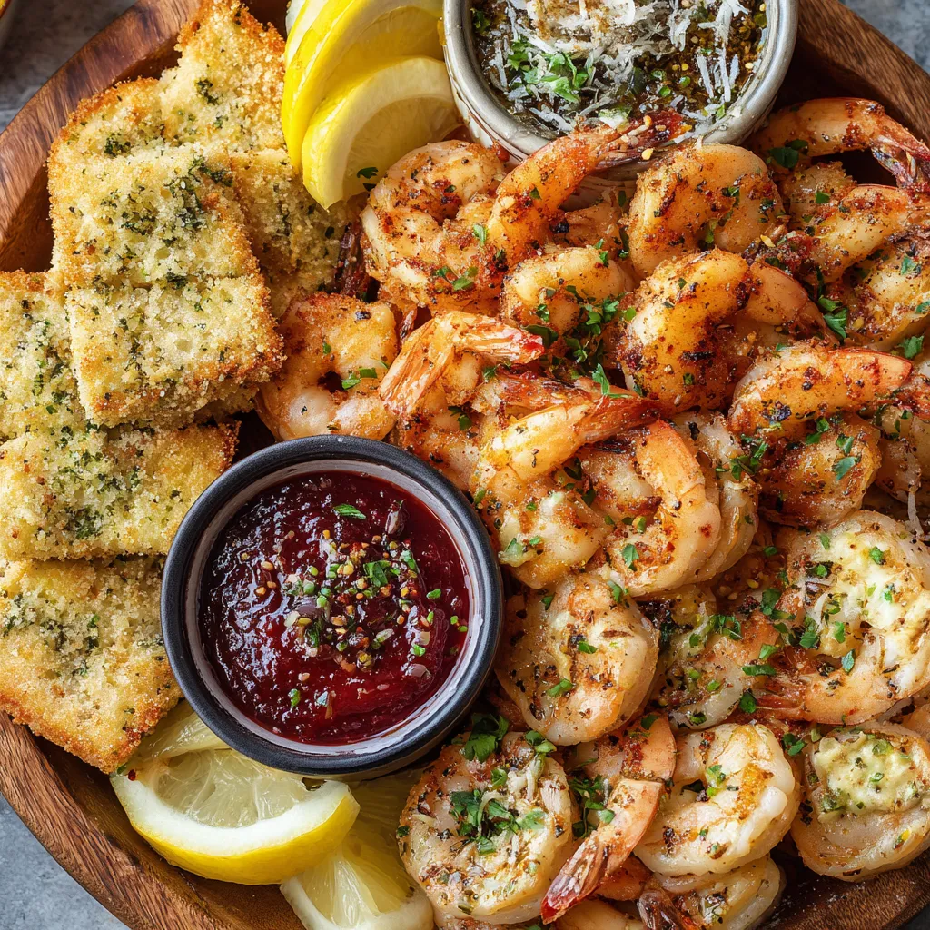 Garlic Parmesan Shrimp Cocktail Platter 69108453bc1db