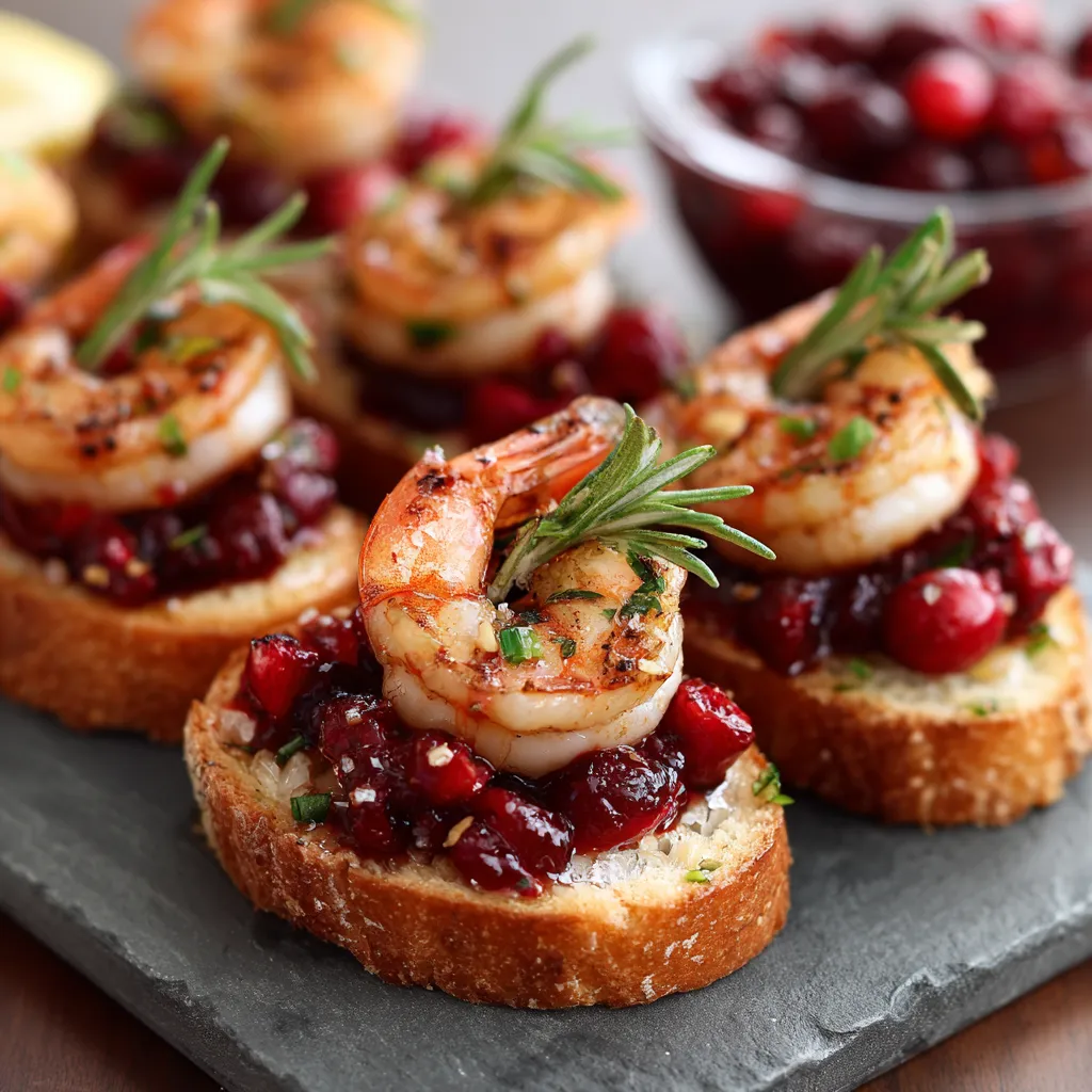 Zesty Cranberry Shrimp Crostini 6910806047d0a