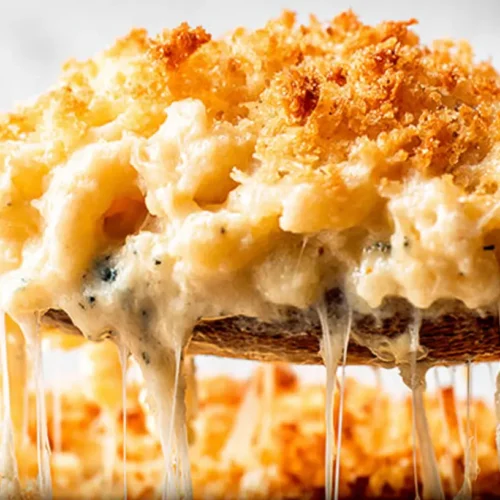 Baked Mac and Cheese Recipe: Why Yours Will Be Amazing 2 A bubbling casserole dish of baked mac and cheese recipe, fresh from the oven