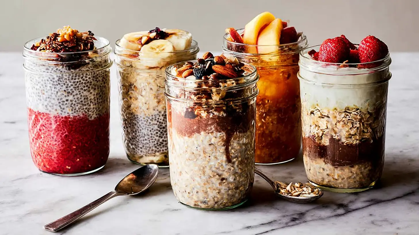 Overnight Oats Recipe: How 3 Ingredients Make Magic 1 Overnight Oats Recipe made with fresh fruit and seeds