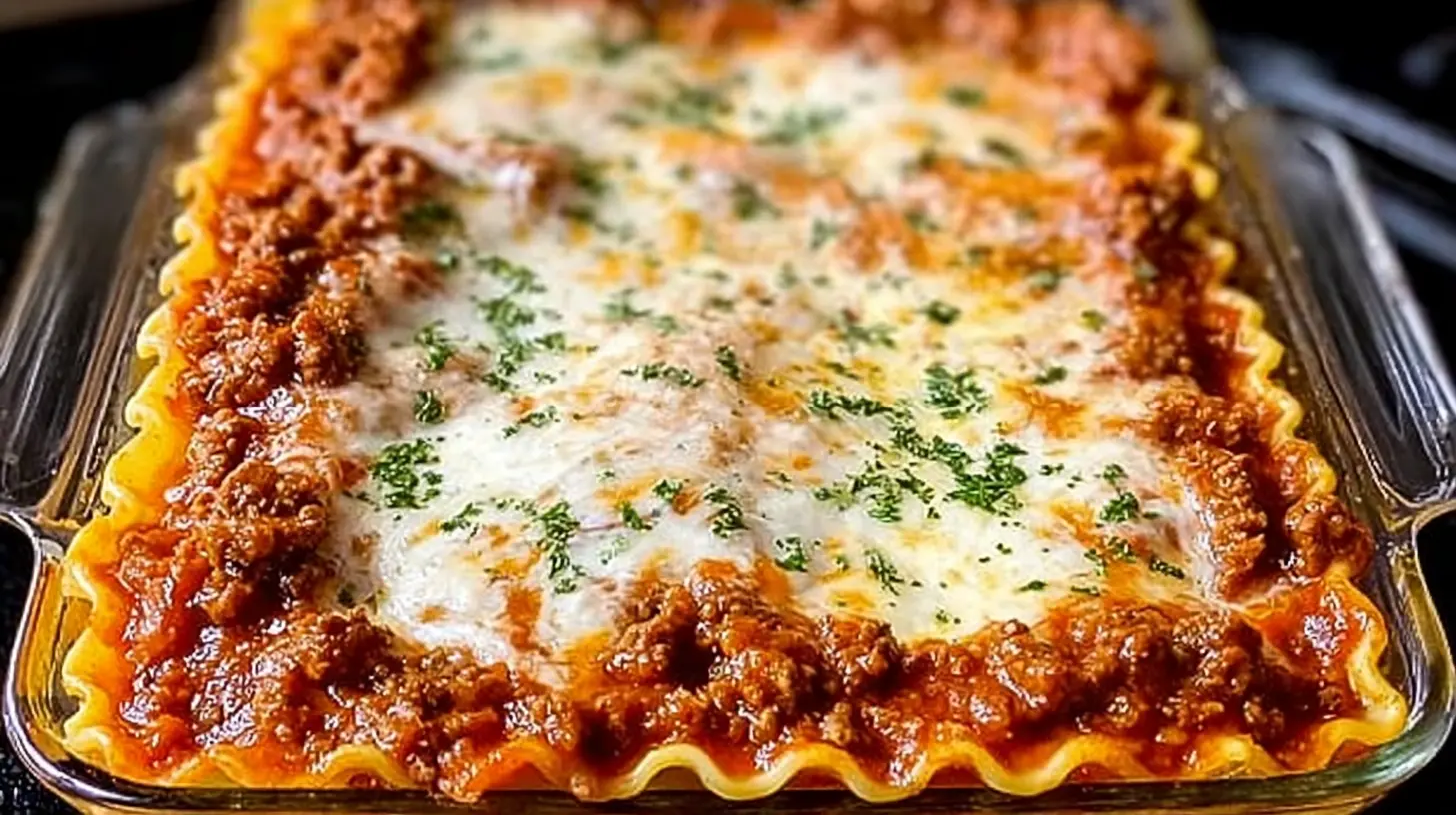 Million Dollar Italian Lasagna: Why It's 10/10 1 Delicious million dollar Italian lasagna with bubbling cheese and savory sauce.