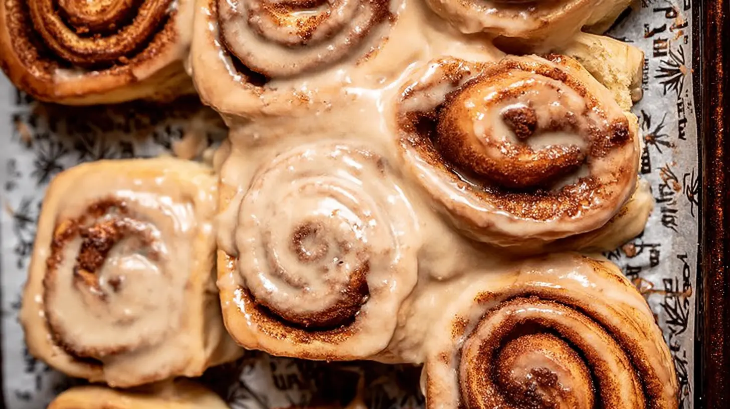 Chai Cinnamon Rolls: Best 6 Make-Ahead Ideas 1 Closeup of soft chai cinnamon rolls with glaze