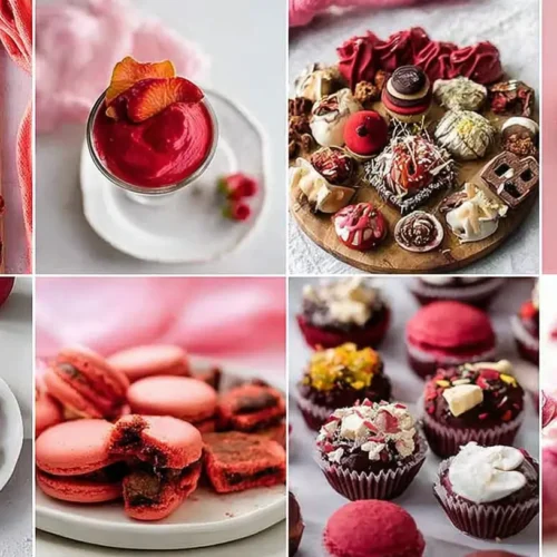 Valentines Day Food Ideas: 10 Sweet Treats for 2! 2 Various Valentines Day food ideas arranged beautifully for a romantic dinner