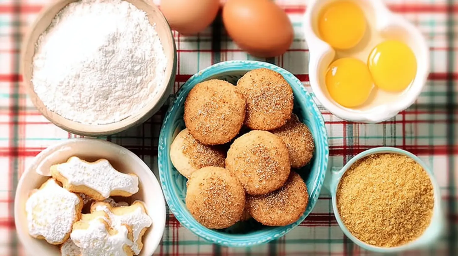 Secret Ingredient Sugar Cookies: Why 1 Batch Isn't Enough 1 Closeup of secret recipe sugar cookies, lightly dusted with fine sugar.