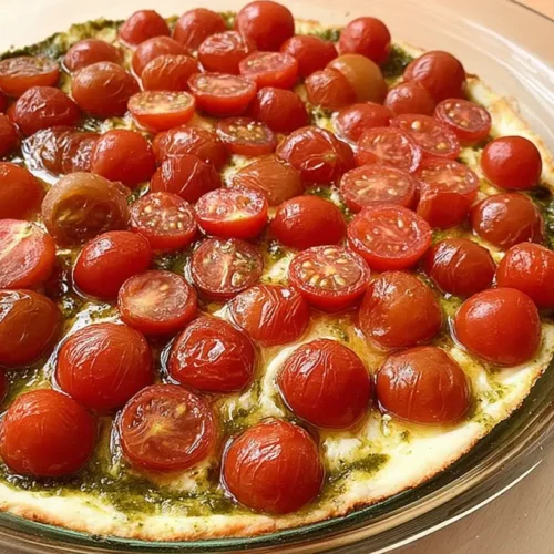 Caprese Dip Recipe: Why It's Your #1 New Snack 2 A vibrant Caprese dip recipe in a white bowl with fresh basil