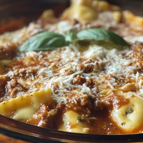 Crockpot Ravioli Lasagna: 4 Simple Weeknight Meals 2 Delicious Crockpot Ravioli Lasagna, freshly prepared and ready to serve