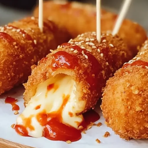 Easy Korean Corn Dogs with cheese filling, golden fried perfection.