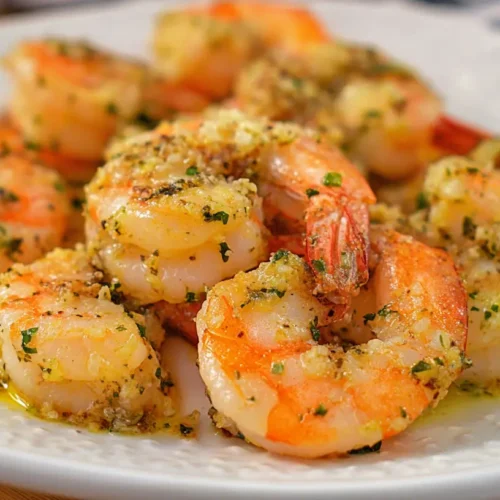Garlic Parmesan Roasted Shrimp: 3 Ways to Serve 2 Platter of savory garlic parmesan roasted shrimp