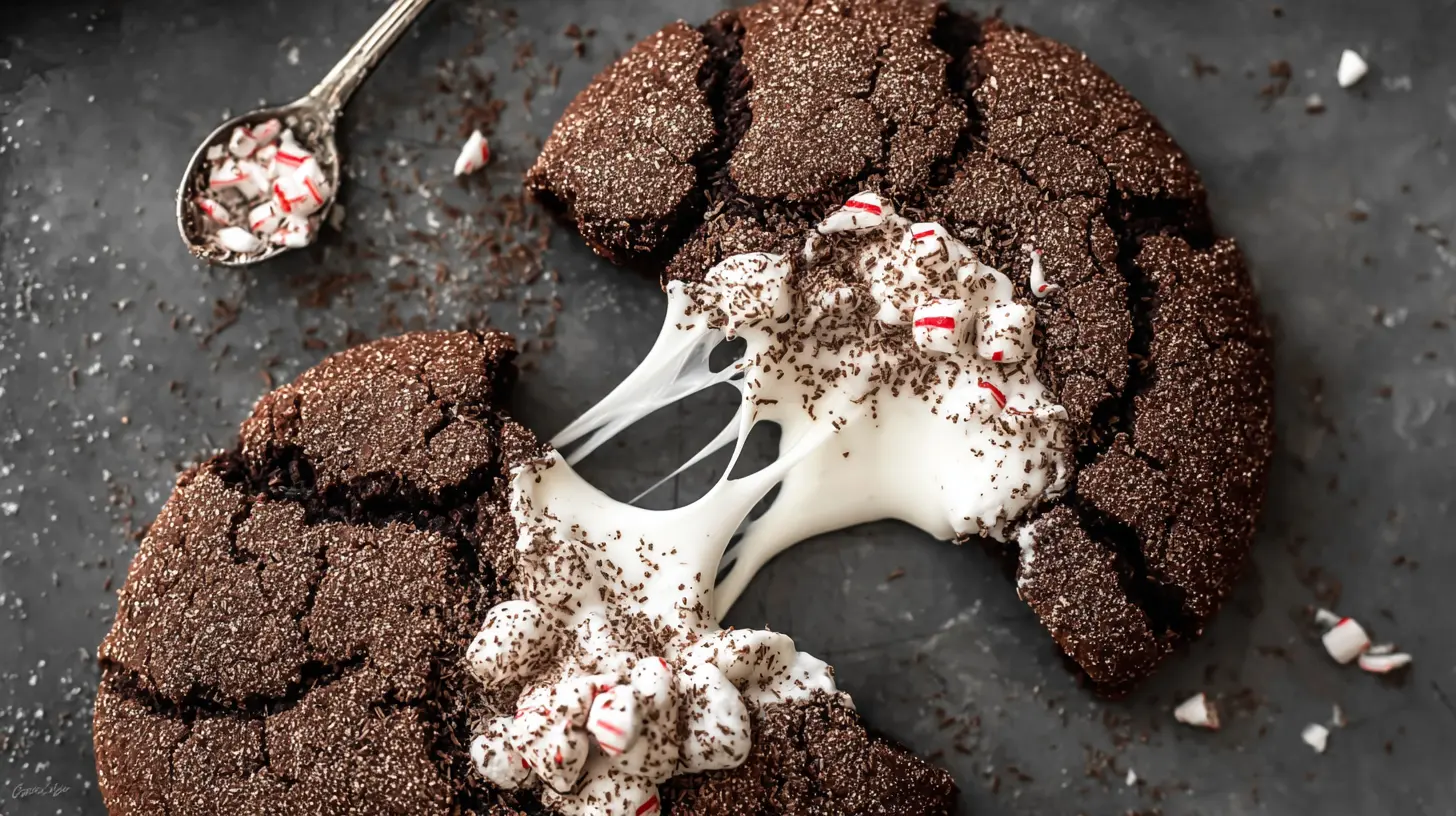 Marshmallow Hot Cocoa Surprise Cookies: 6 Reasons They're Best 1 Soft Hot Cocoa Surprise Cookies with melted marshmallow topping