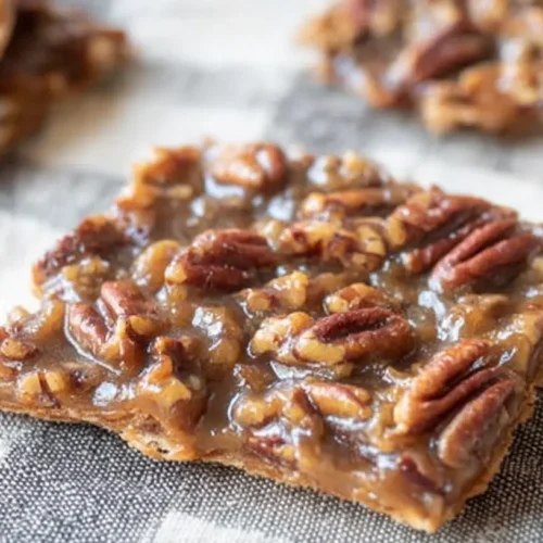 Pecan Bark: How 3 Ingredients Make Magic 2 A close-up of delicious pecan bark with chocolate swirls
