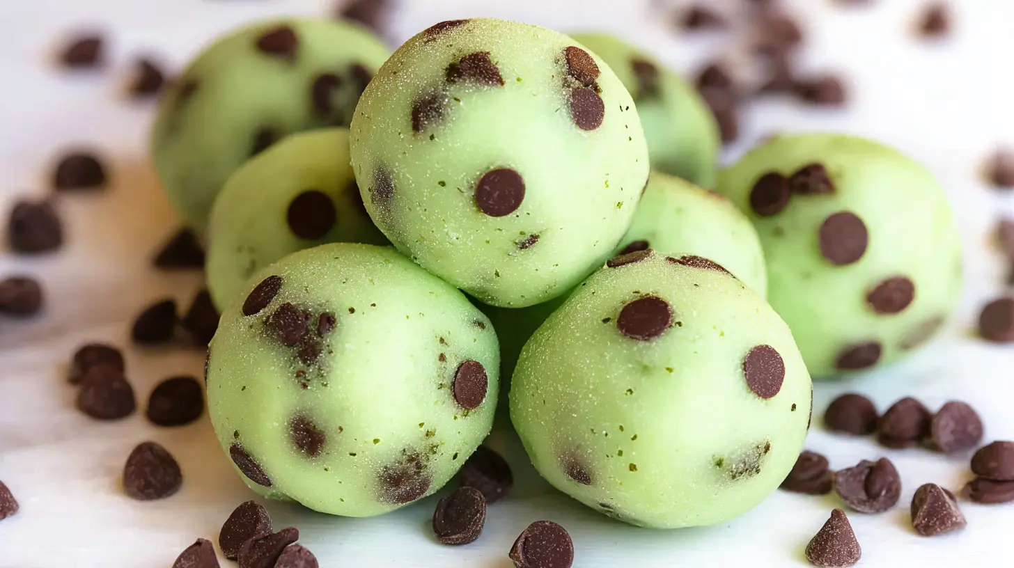 Mint chocolate truffles: Discover 2 Delicious Secrets 1 A plate of decadent mint chocolate truffles