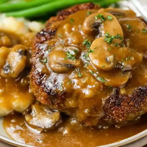 Salisbury Steak And Gravy: 2 Diner-Style Hacks You Need 2 A serving of Salisbury steak and gravy with a side dish.