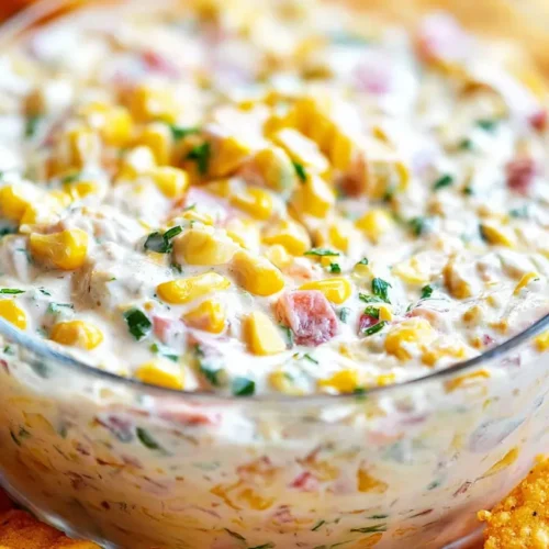 Corn Dip: 4 Surprising Twists You Must Try 2 A delicious bowl of savory corn dip, ready to be served.
