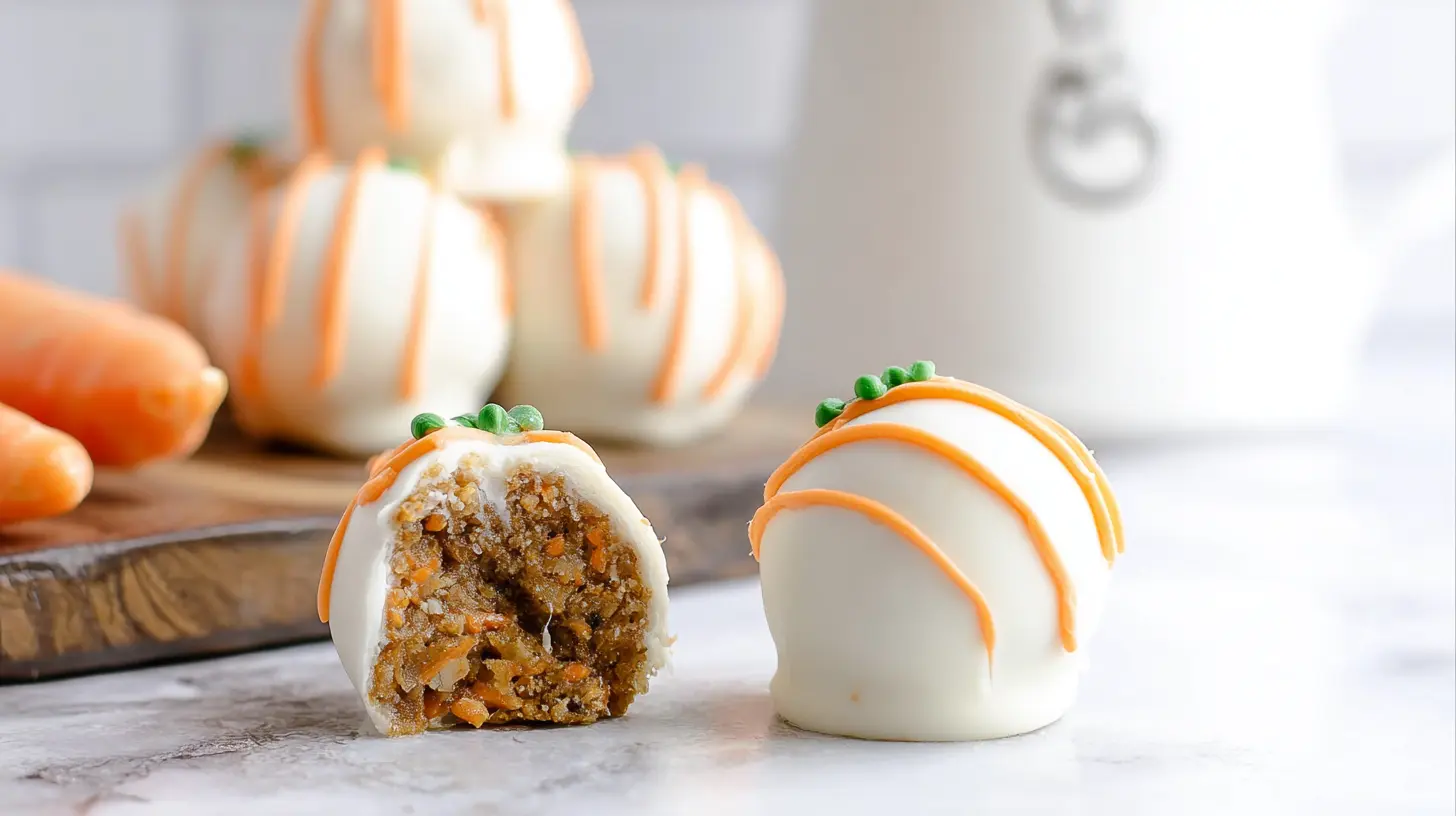 Easy Carrot Cake Bites: The Only 1 Recipe You Need 1 Several simple carrot cake bites arranged neatly.
