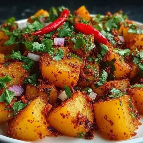 Spicy Mexican-Style Street Potatoes: 7 Flavor Hacks 2 A serving of spicy Mexican-style street potatoes with chili and lime.